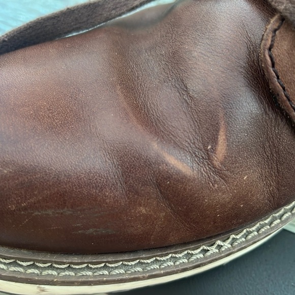 Logan Hill Take A Hike Men's Brown Leather Hiking Trail Boots - Picture 16 of 16